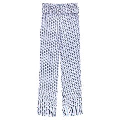 Pantalon droit Prada à imprimé géométrique