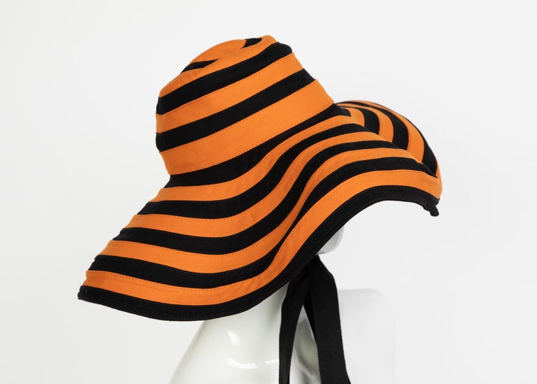 prada hat orange