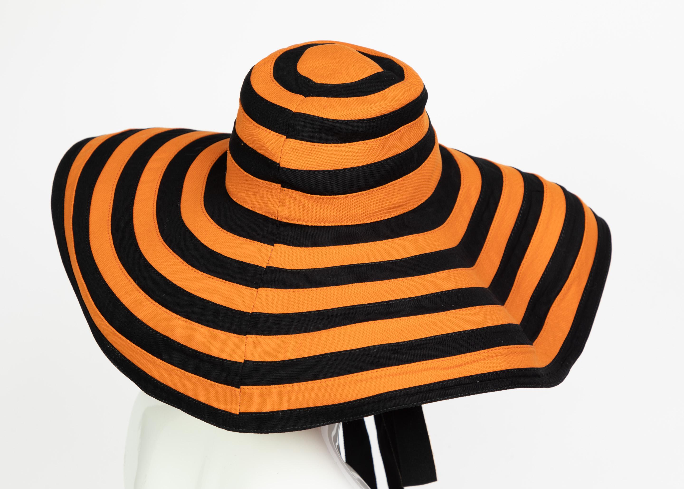 prada hat orange