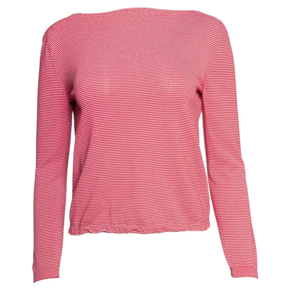 Prada, Chemise rayée rouge et blanche