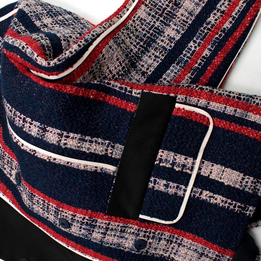 Prada Striped Tweed Jacket US 6 4