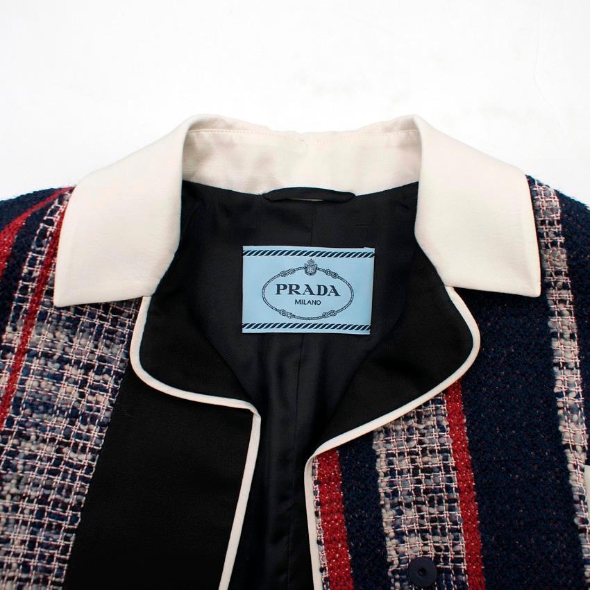 prada striped jacket