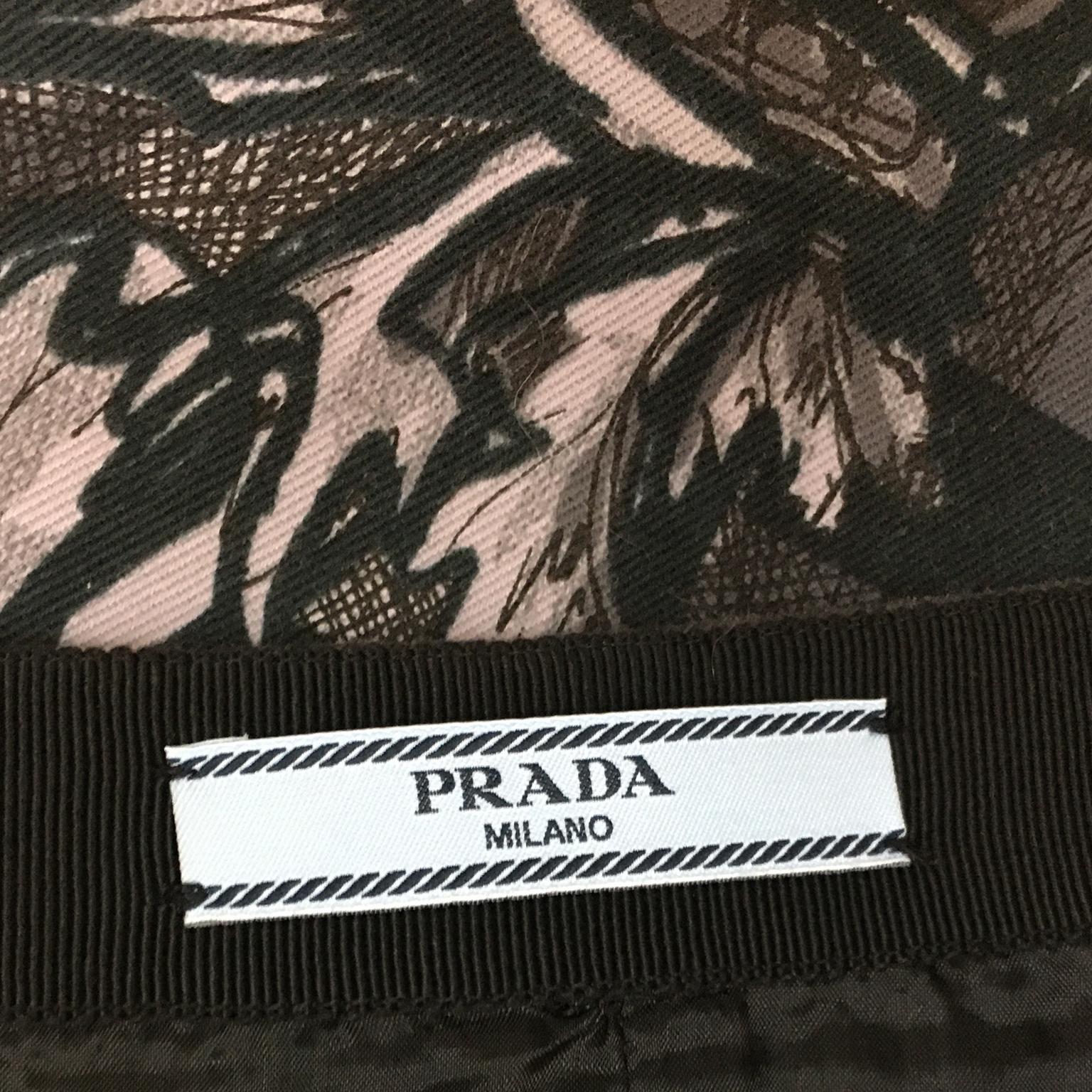 Women's Prada Stripes And Prints Skirt SS 2011 For Sale