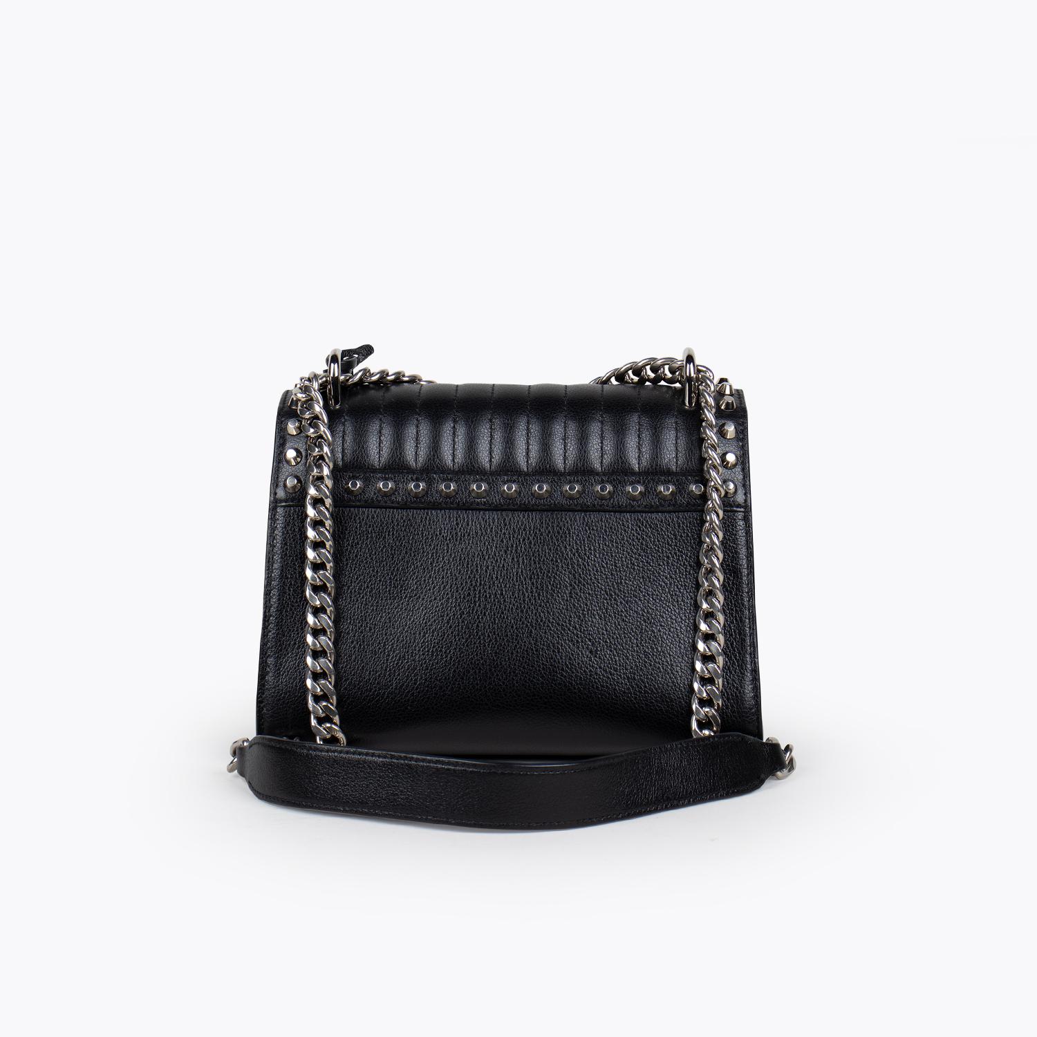 studded chain crossbody handbag