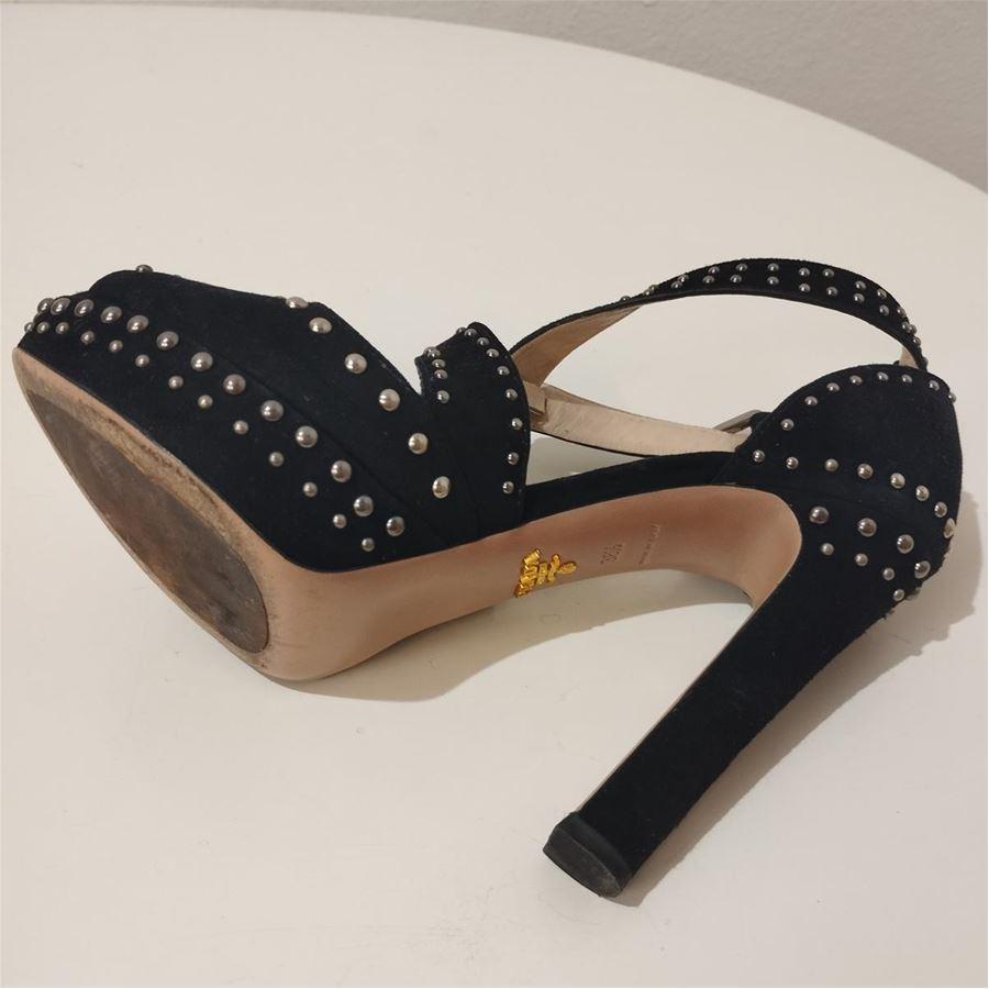Prada Studs sandals size 38 1/2 For Sale 1