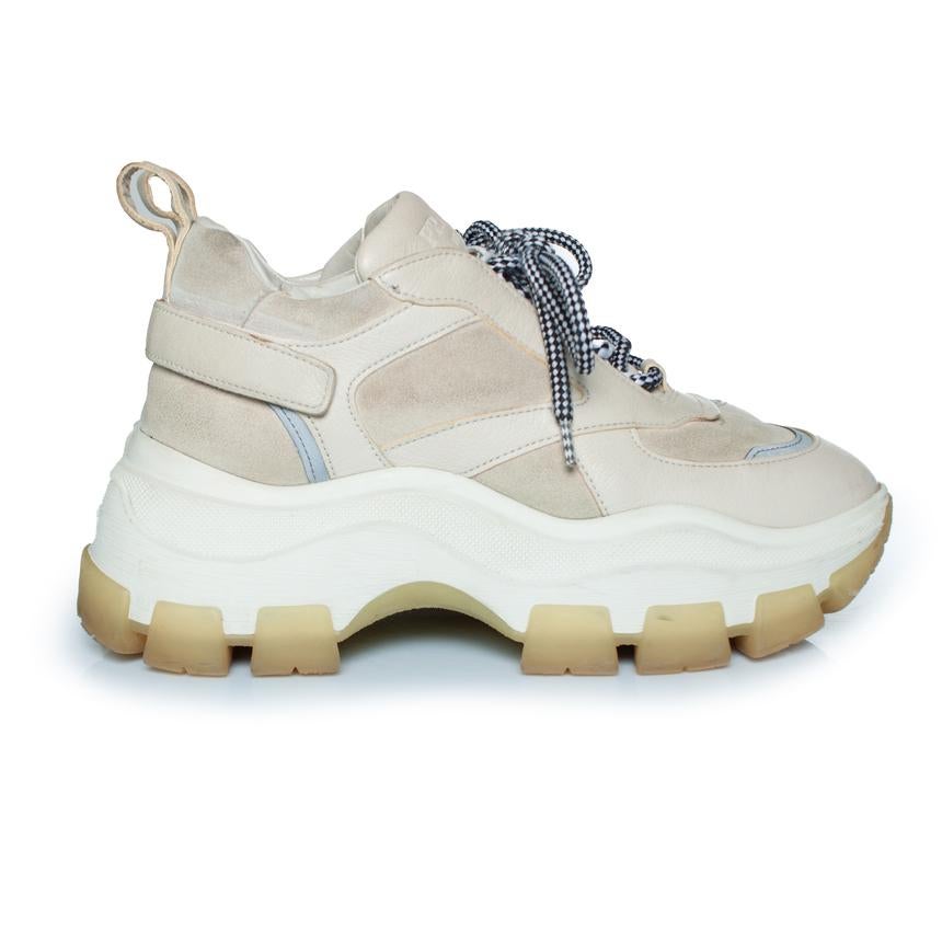 Prada, baskets chunky en daim Pour femmes en vente