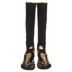 Prada suede gladiator sandals