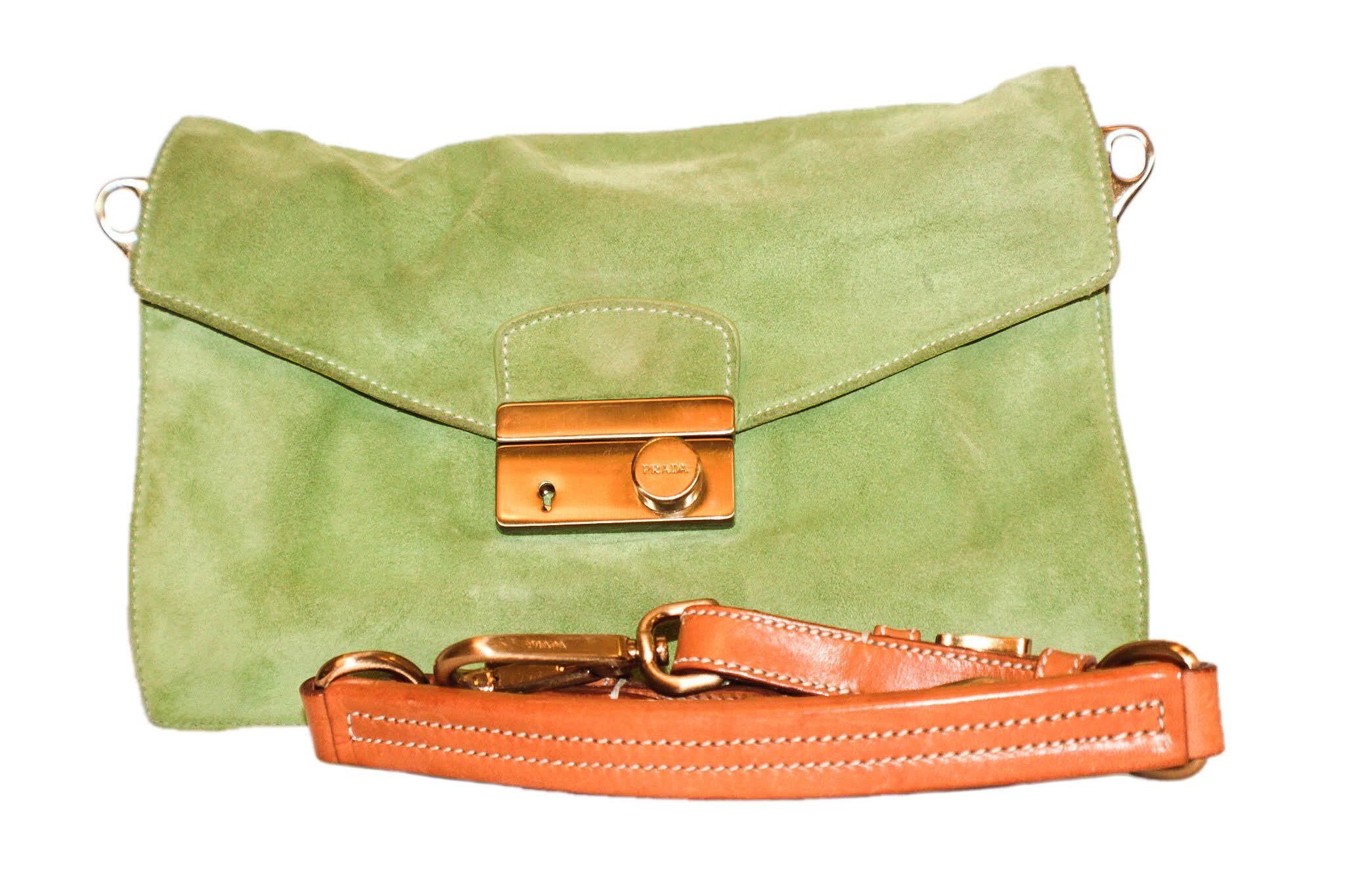 Prada Suede Lime Green Shoulder Bag at 1stDibs | lime green prada bag, prada  lime wedge bag, lime green prada purse