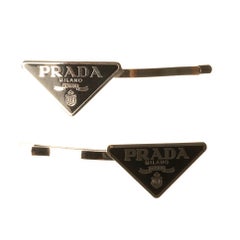 Prada Symbol Hair Clip (Set of 2)