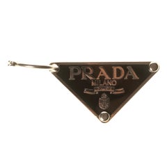 fake prada earrings Prada Symbol Sliver Single Earring