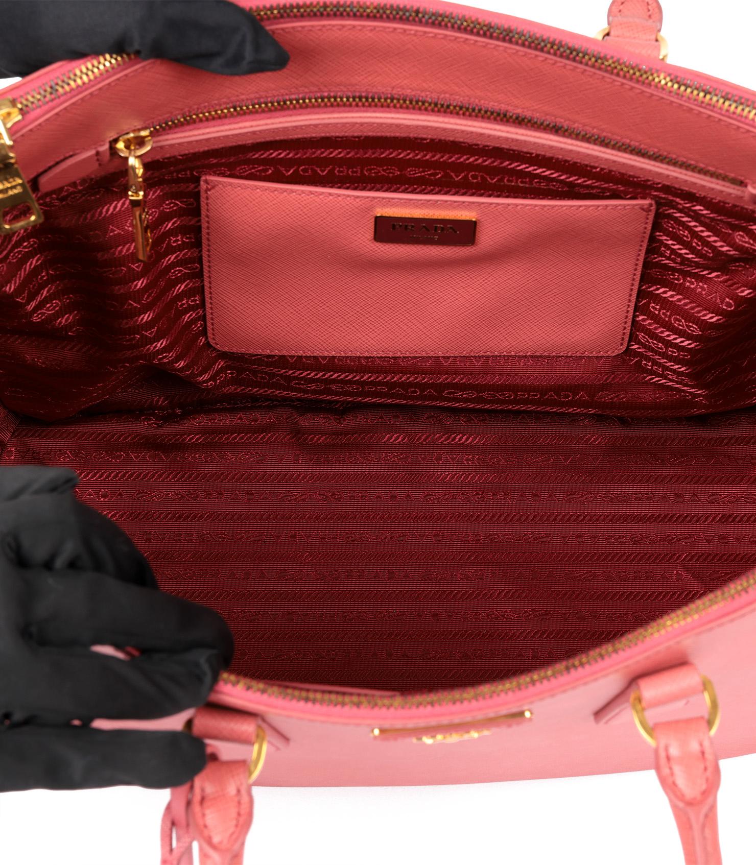 Prada Tamaris Saffiano Lux Leather Large Galleria Tote 5