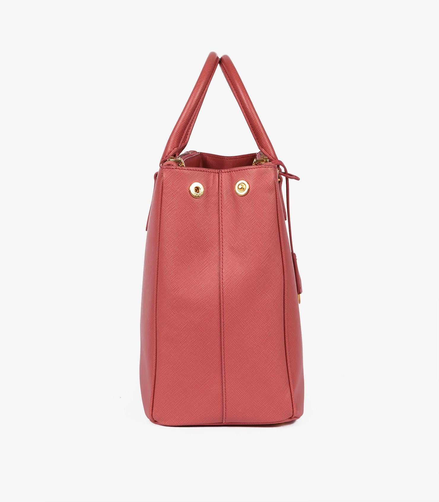 Prada Tamaris Saffiano Lux Leather Large Galleria Tote In Excellent Condition In Bishop's Stortford, Hertfordshire