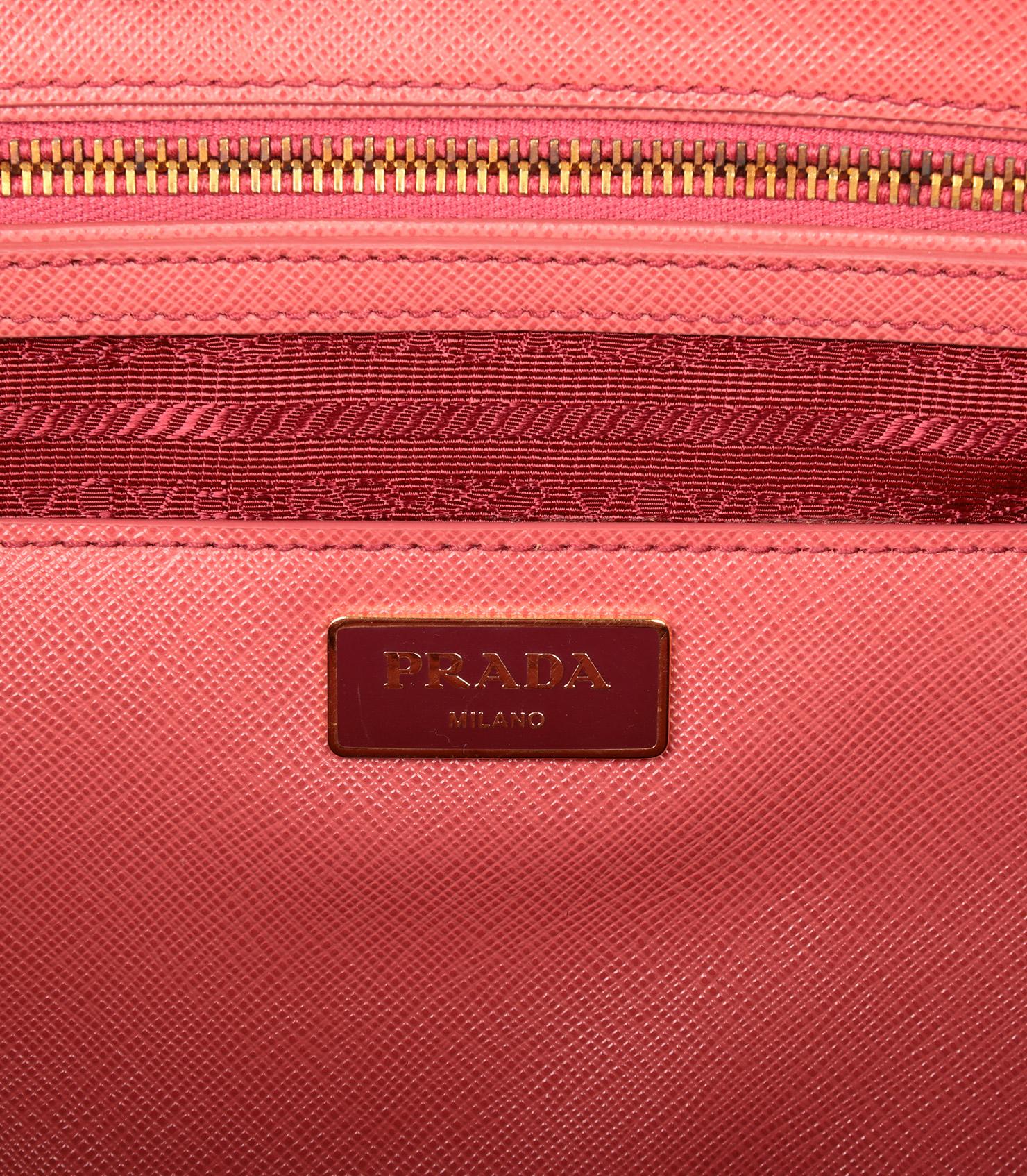 Prada Tamaris Saffiano Lux Leather Large Galleria Tote 4