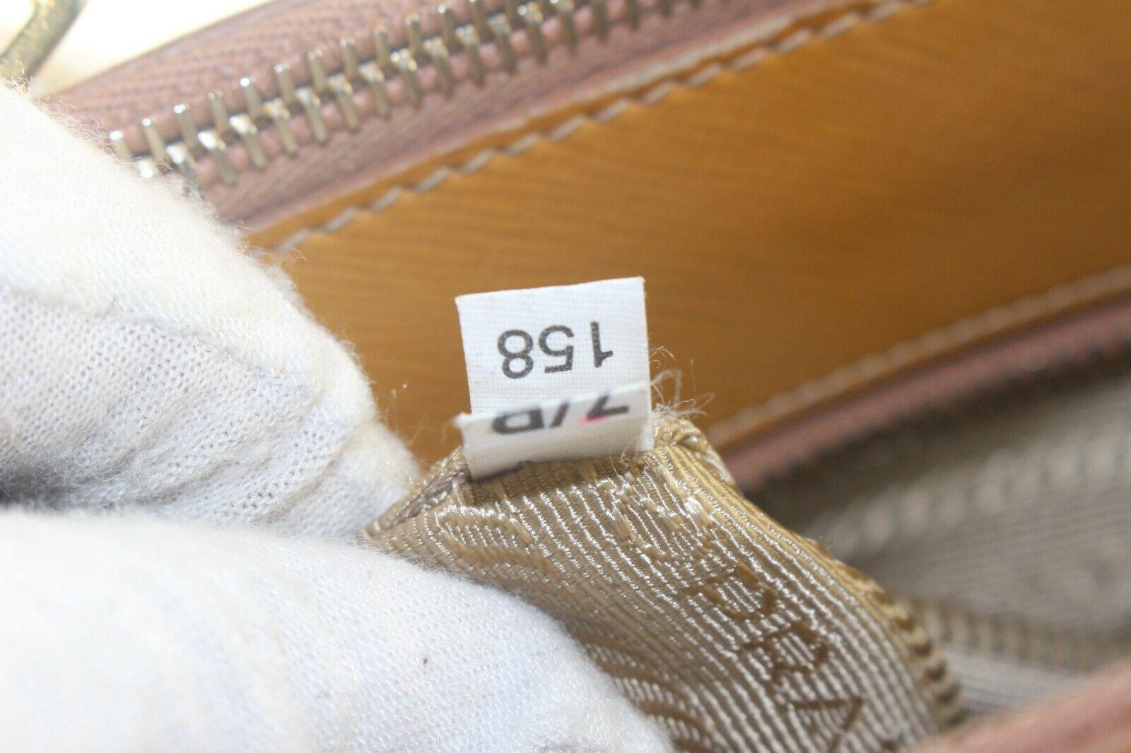 Prada Tan Brown Leather Saffiano Luxe Tote 2way with Strap 3PR831K en vente 3