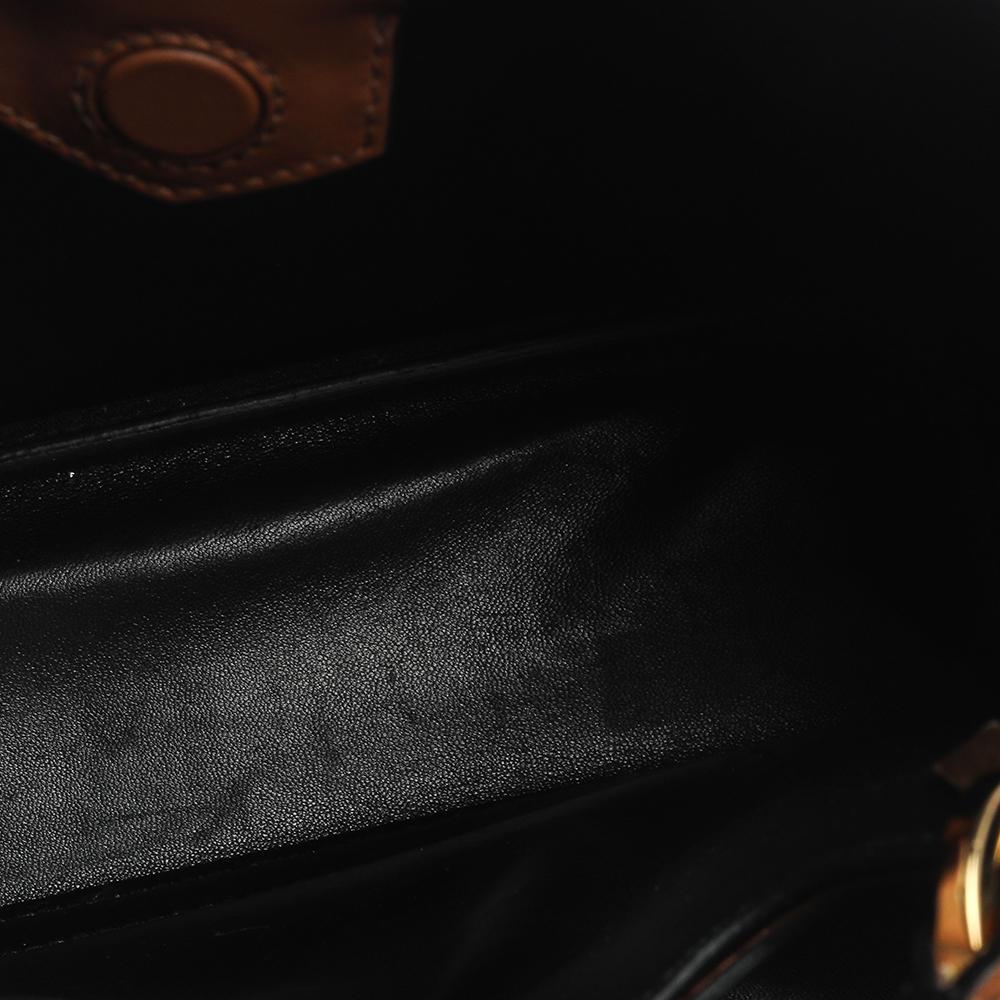 Prada Tan Saffiano Leather Medium Panier Top Handle Bag 3