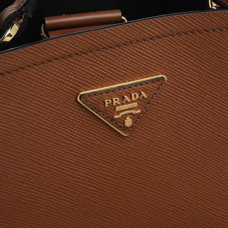 Prada Medium Saffiano Leather Panier Bag - ShopStyle
