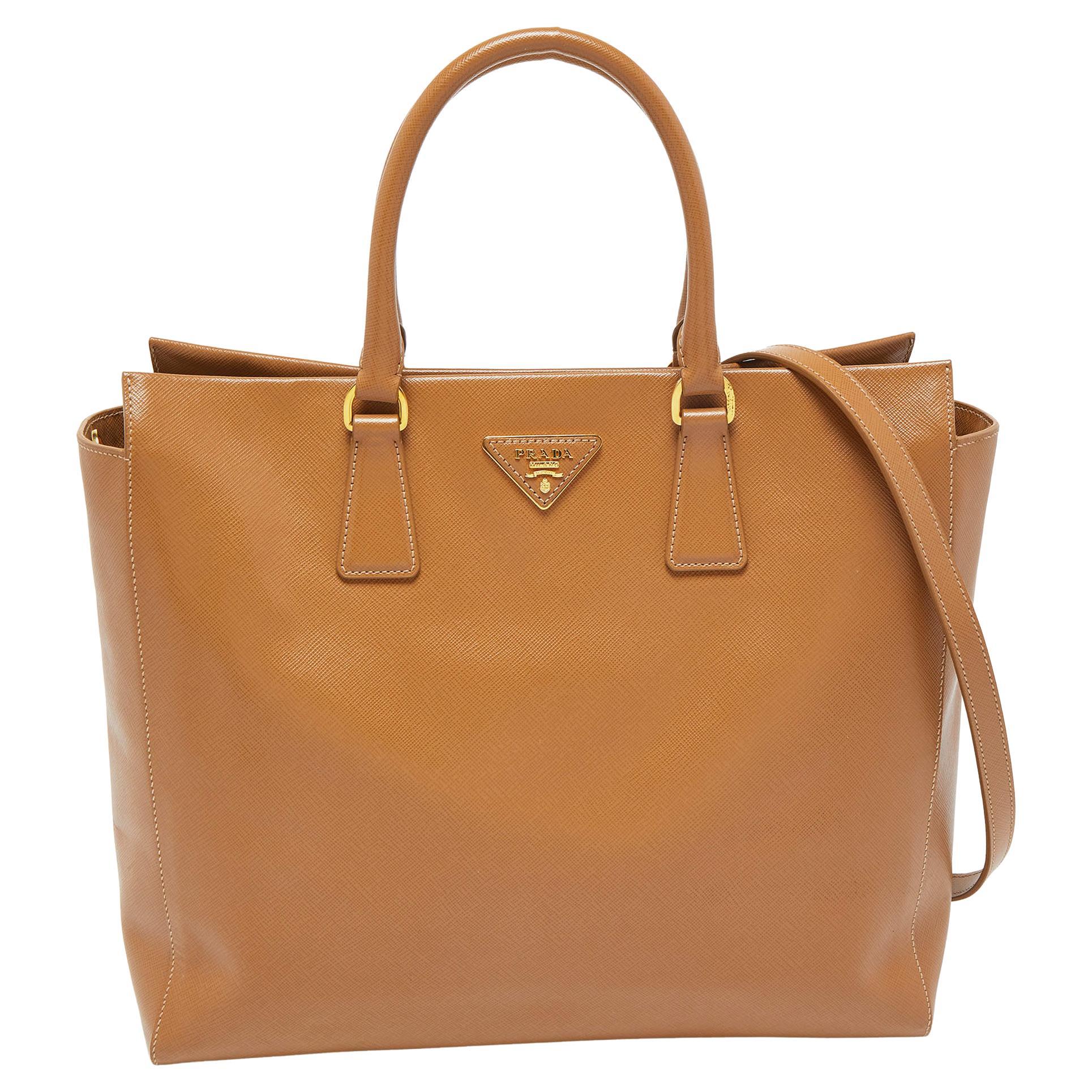 Prada bag tan top