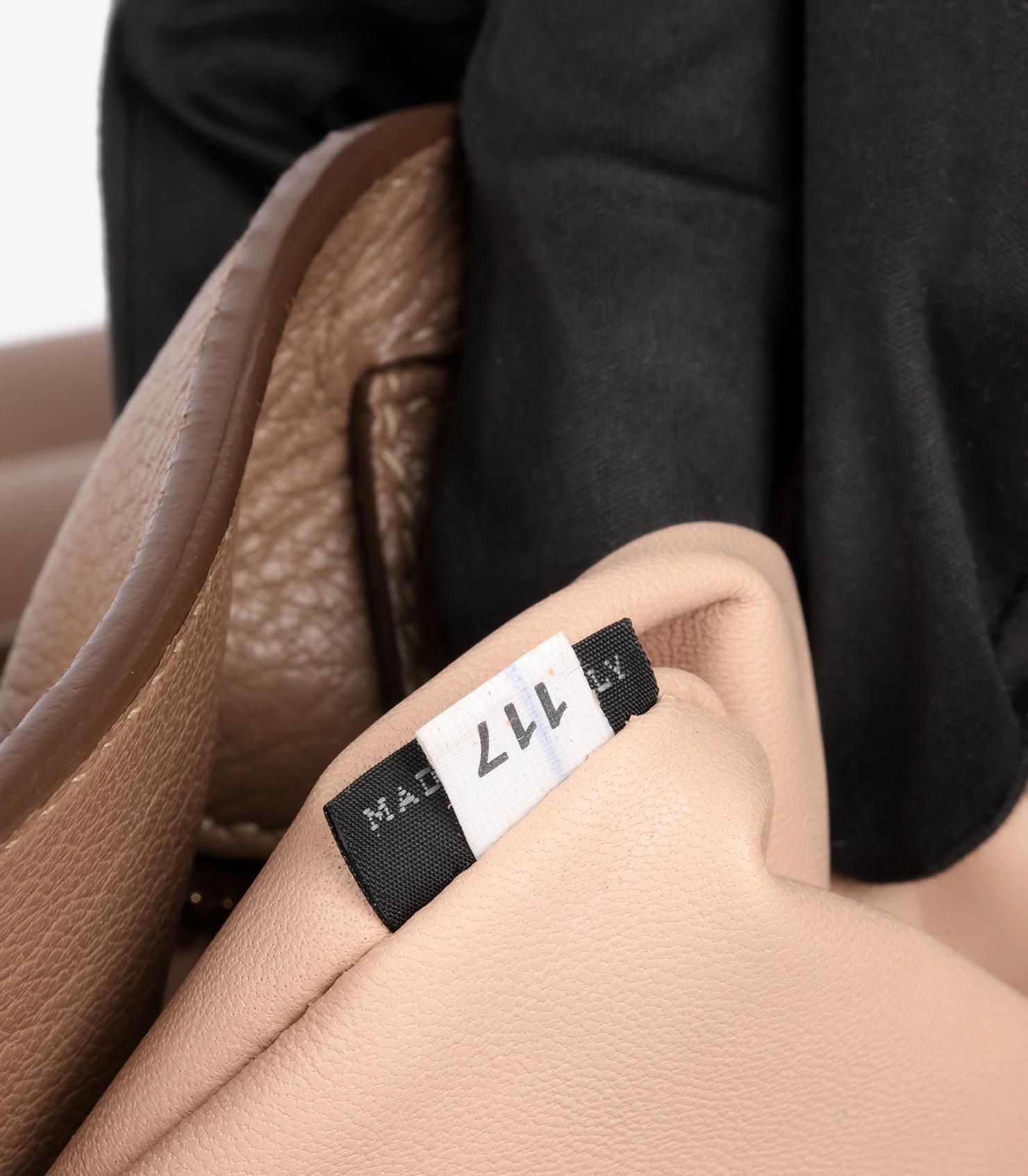 Prada Taupe Deerskin Cervo Tote 4