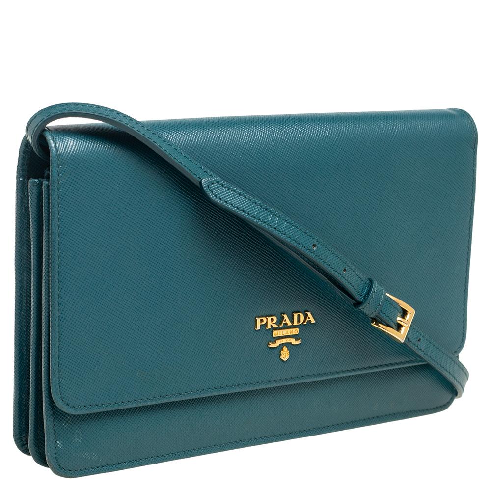 teal crossbody bag