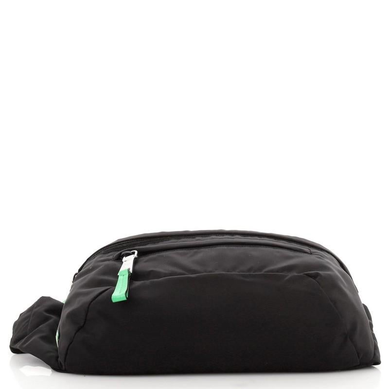 Prada Technical Front Pocket Waist Bag Tessuto In Good Condition In NY, NY
