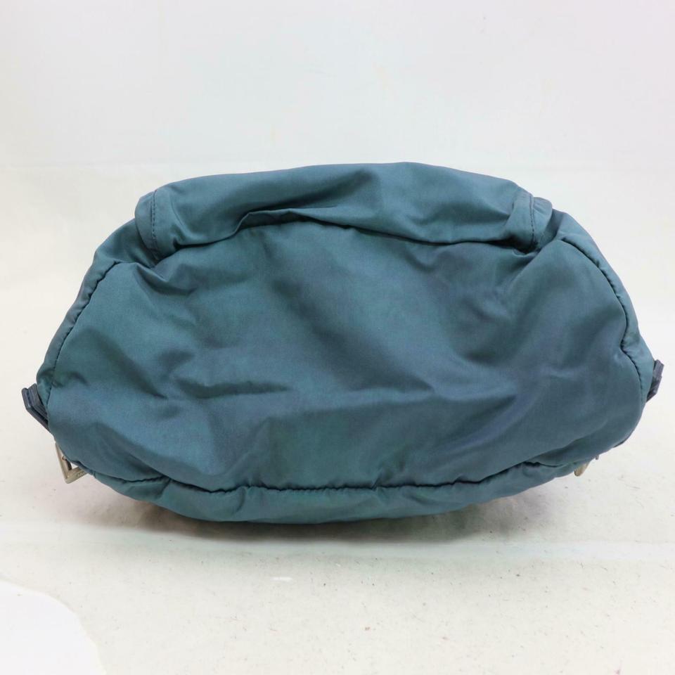 Women's Prada Tessuto 870748 Blue Nylon Backpack