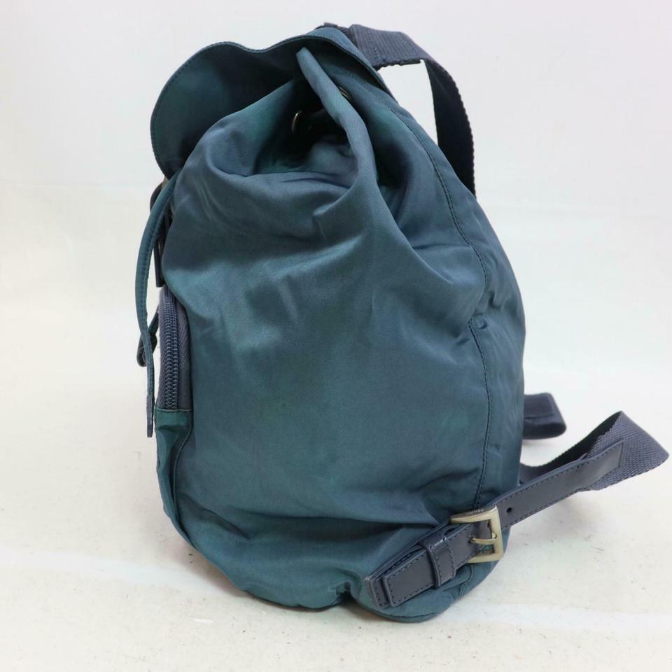 Prada Tessuto 870748 Blue Nylon Backpack 1