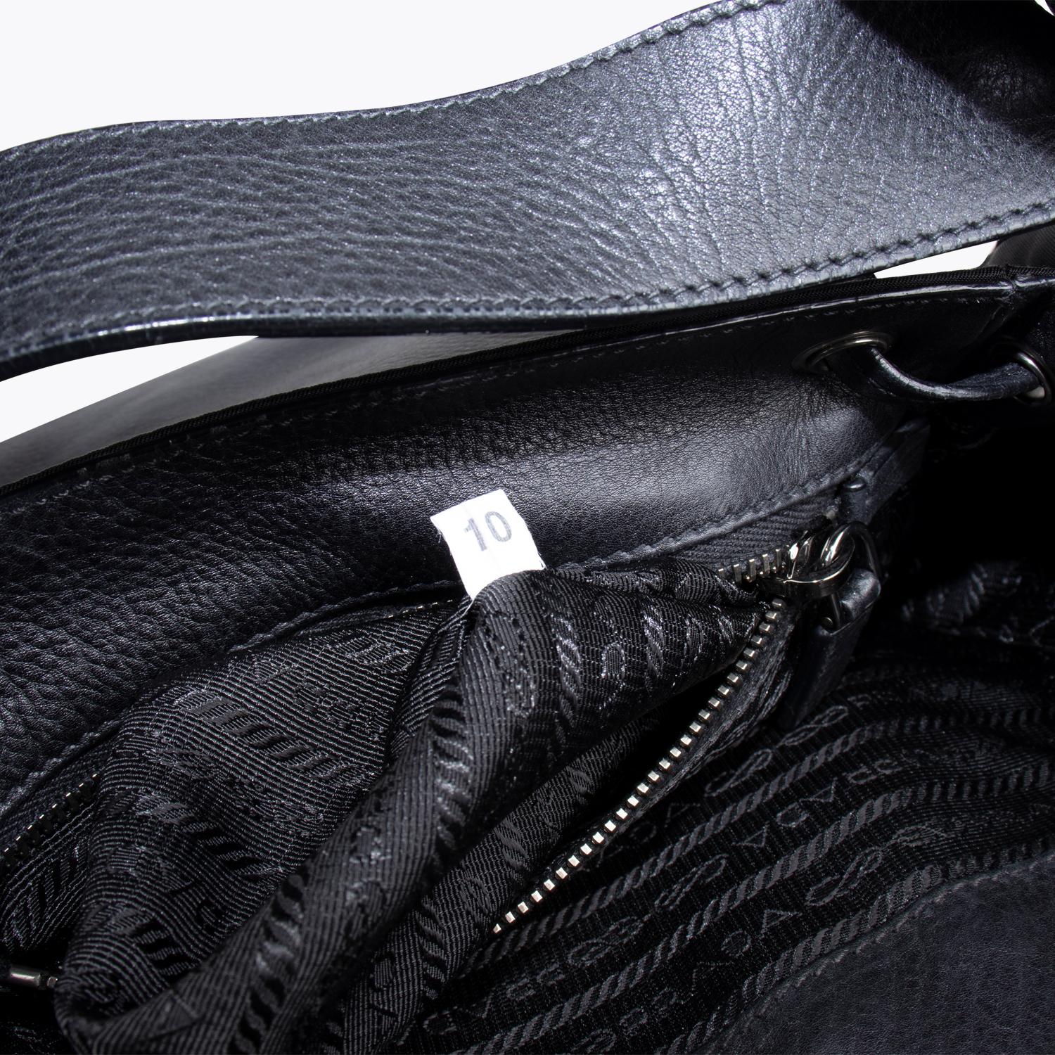 Prada Tessuto Calf Crossbody Bag For Sale 5