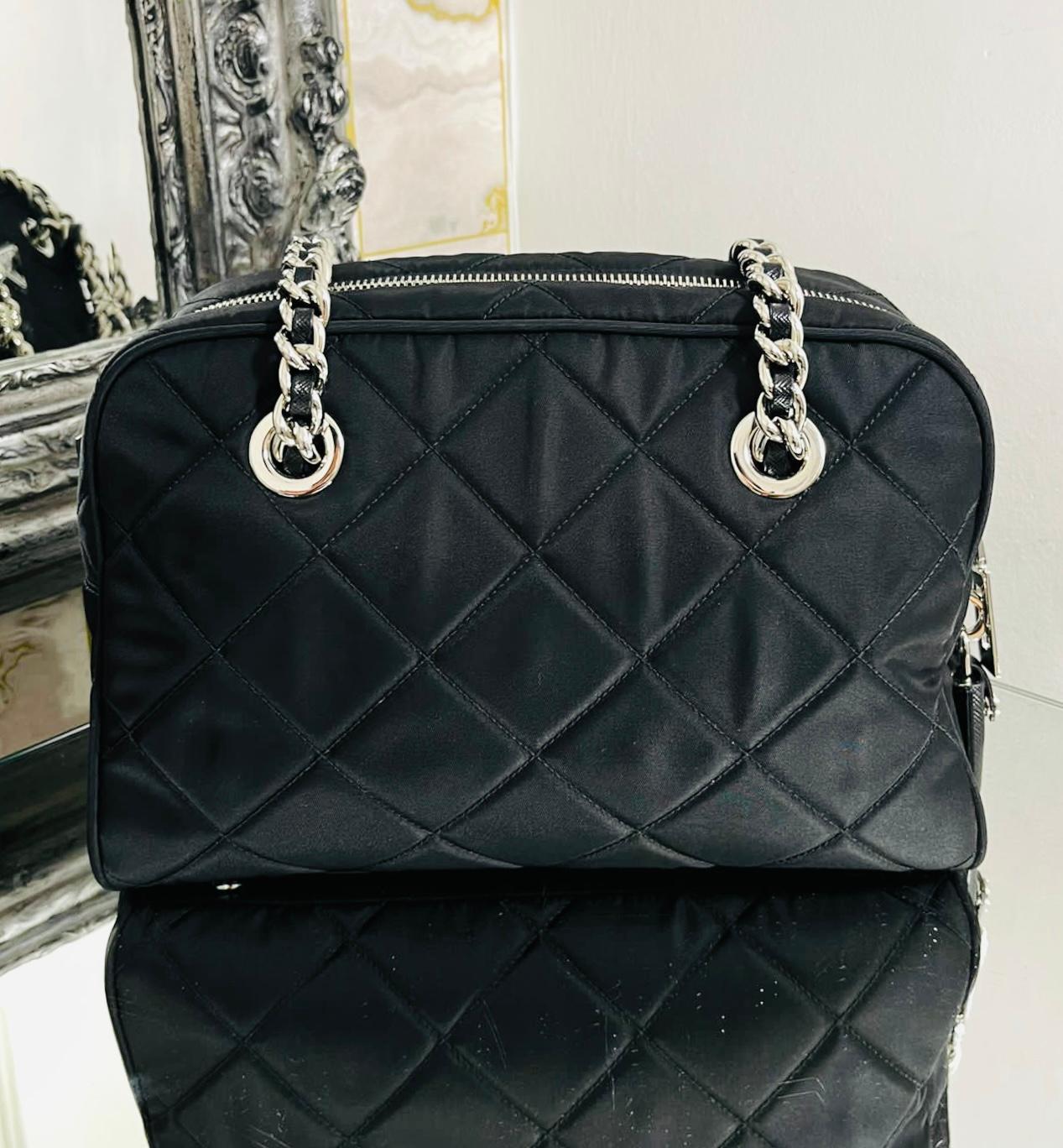 prada tessuto impuntu chain bag