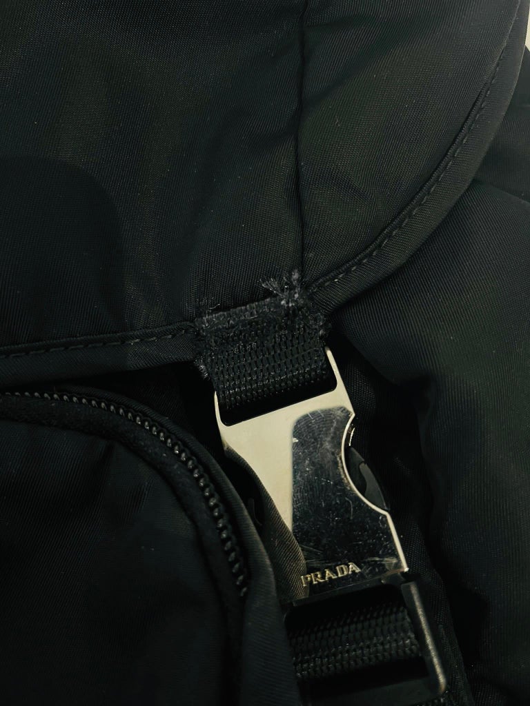 Prada Tessuto Montagna Nylon Camera Bag in Black for Men