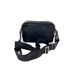 Prada Tessuto Nylon Bandoliera Black Crossbody Camera Bag