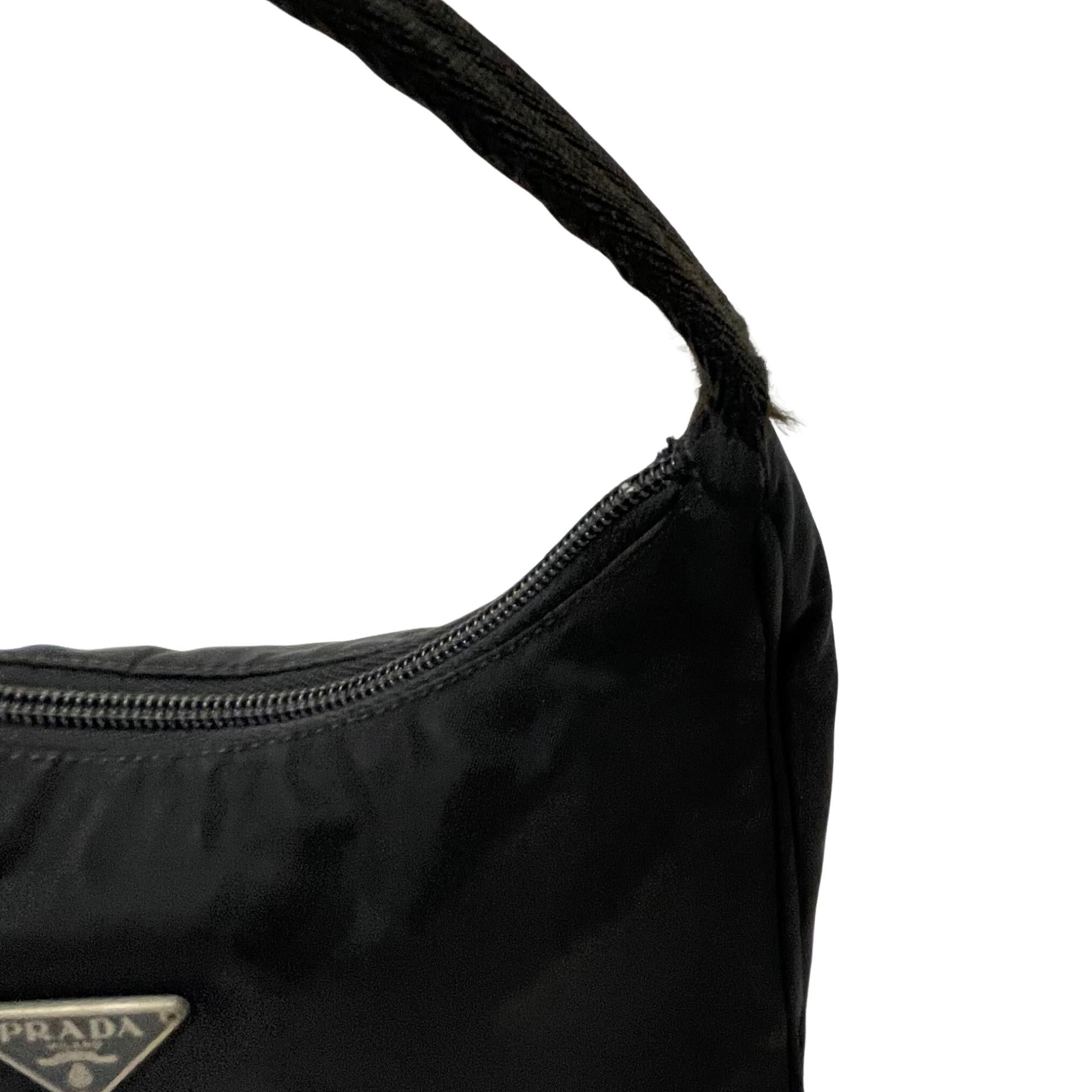 Prada Tessuto Nylon Black Sport Re-edition Mini Shoulder Bag 6