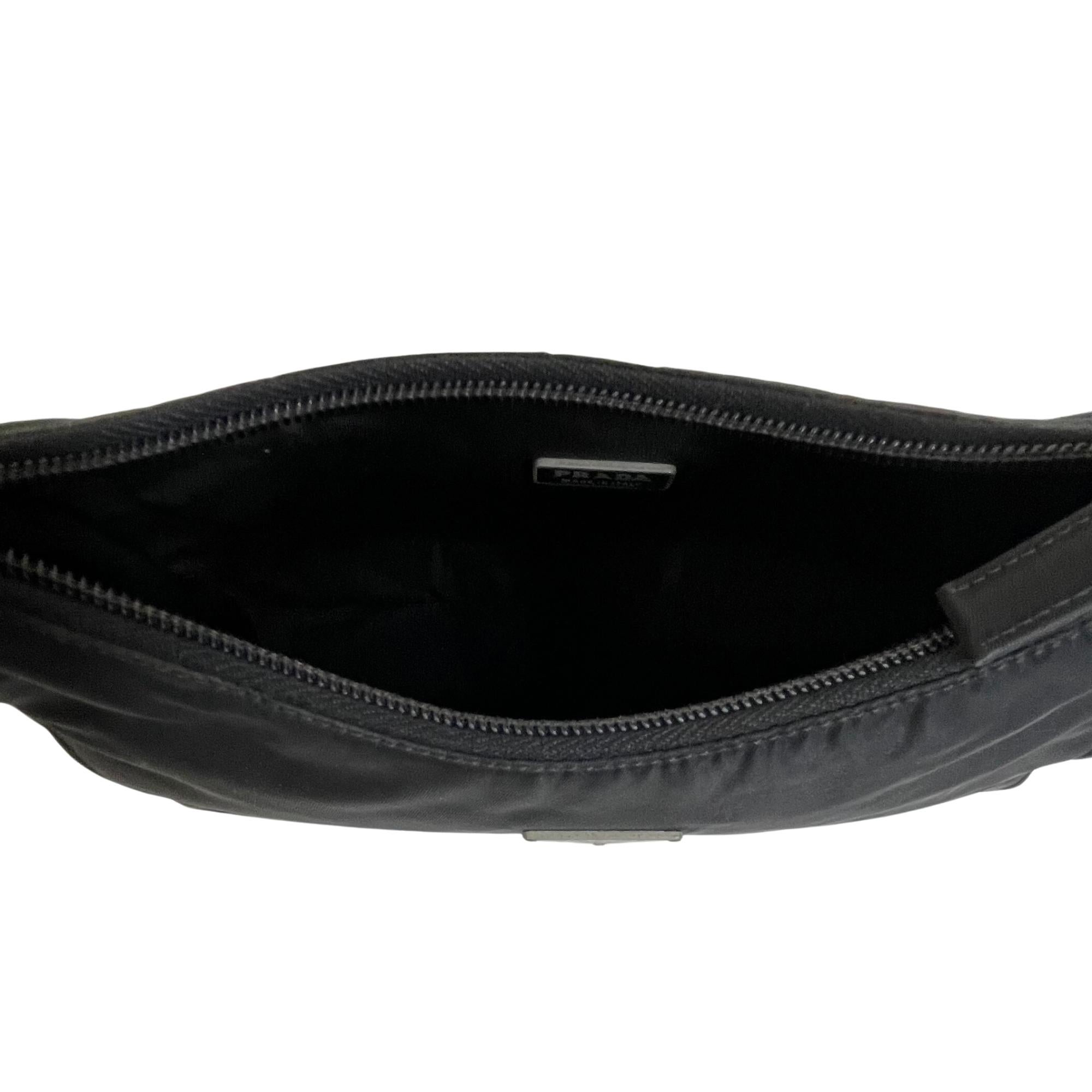 Prada Tessuto Nylon Black Sport Re-edition Mini Shoulder Bag 1
