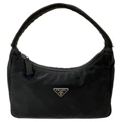 Prada Tessuto Nylon Black Sport Re-edition Mini Shoulder Bag