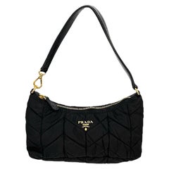 Prada Tessuto Nylon Chevron Quilted Mini Bag