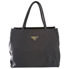 Prada Tessuto Nylon City Tote Bag Y2K Prada Black Handbag