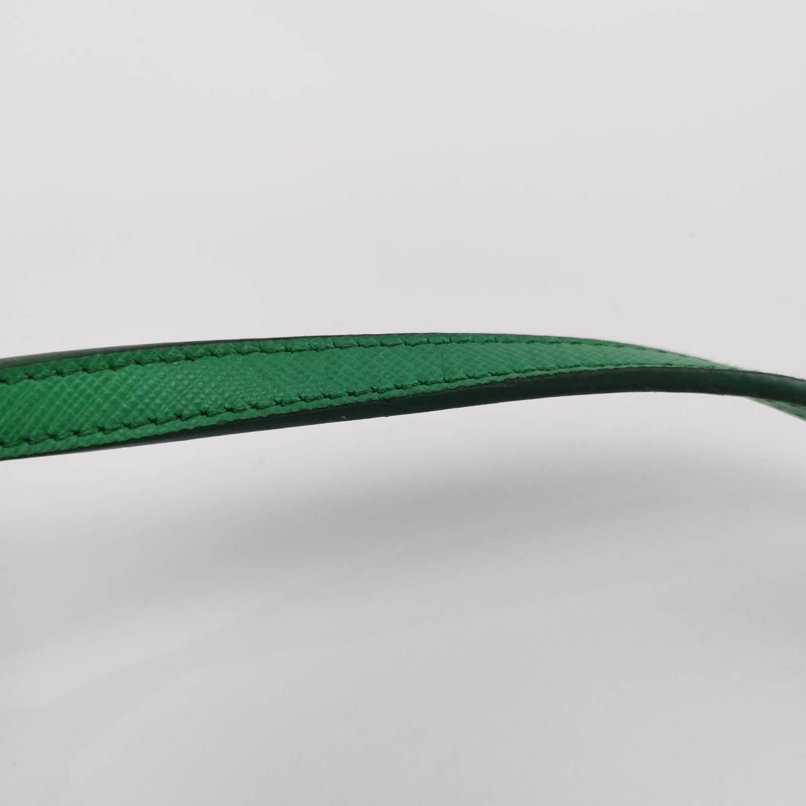 Prada Tessuto Nylon Gaufre Hobo Shoulder Bag Mint Green 6