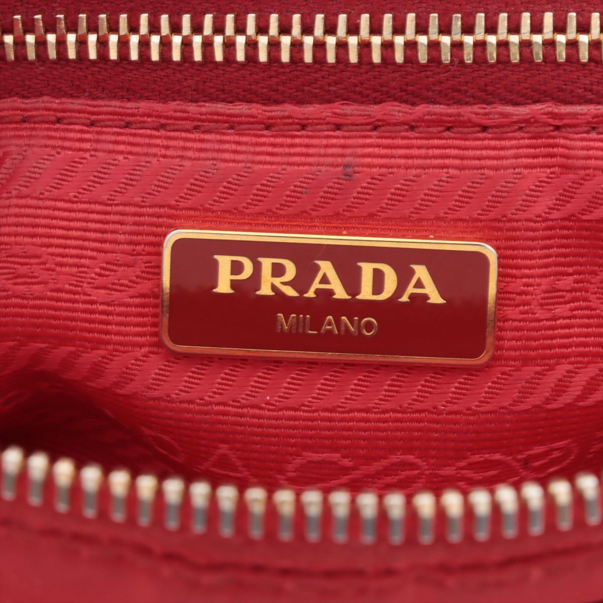 Pochette en nylon rouge Tessuto Prada 1
