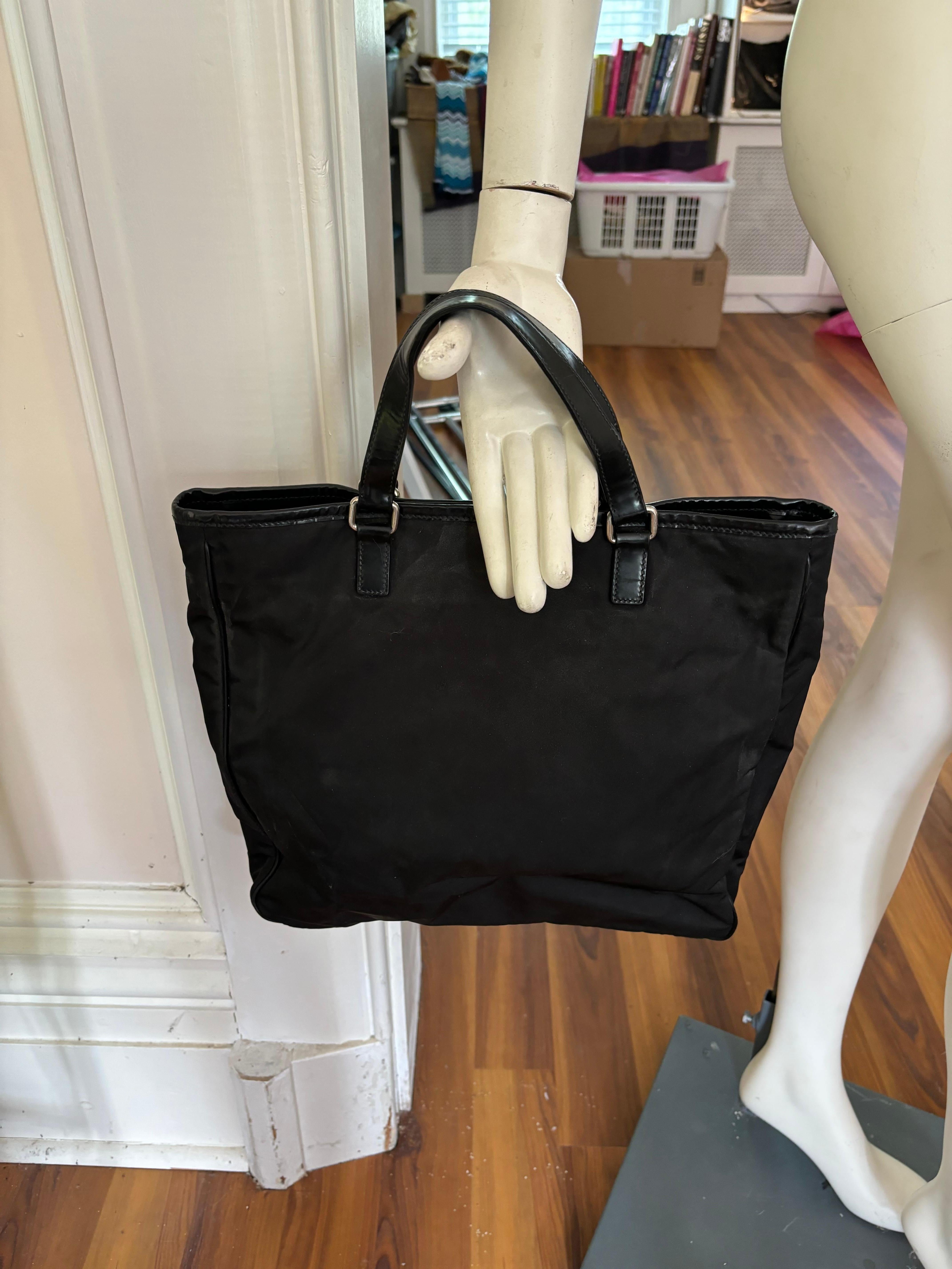 Prada Tessuto Nylon Tote For Sale 2