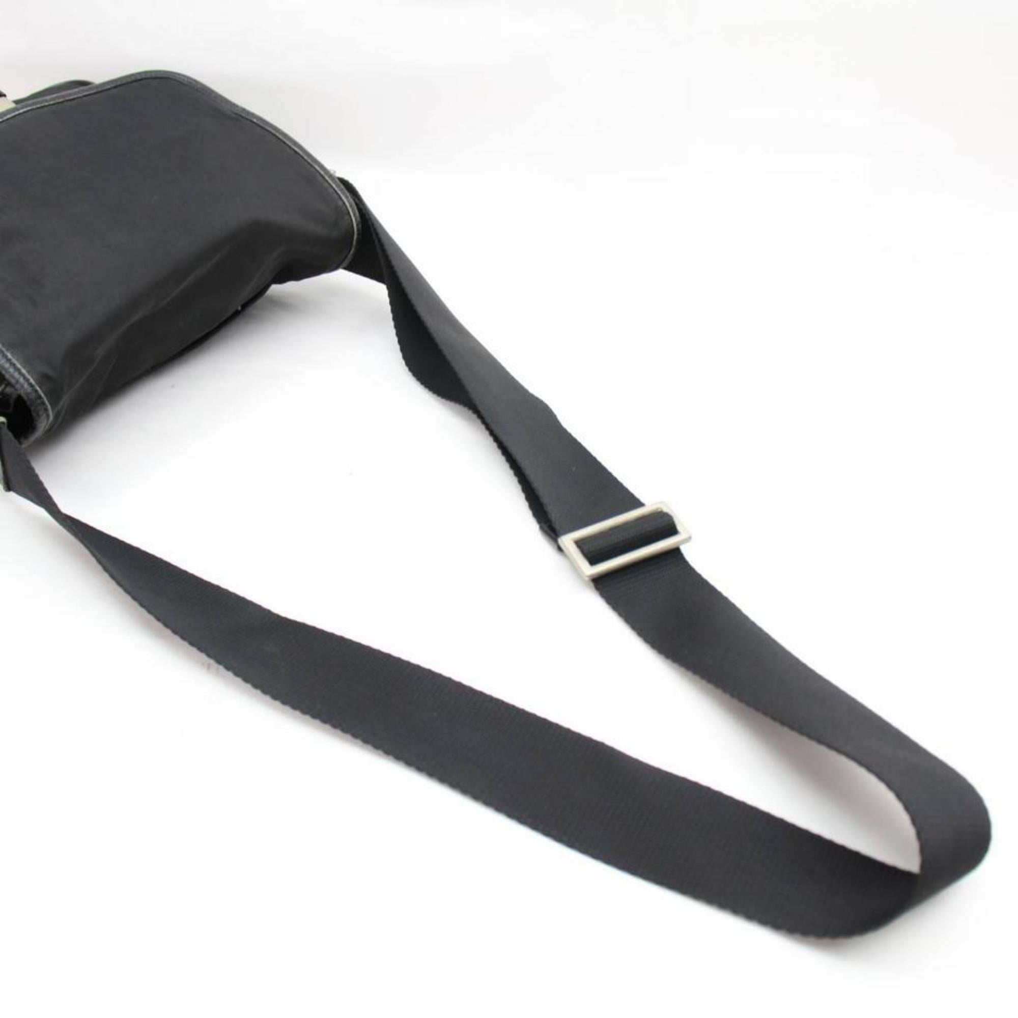 Prada Tessuto Pack 867943 Black Nylon Cross Body Bag For Sale 1