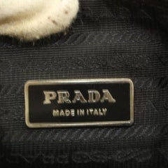 Prada Tessuto Pocket Messenger 869721 Black Nylon Shoulder Bag