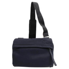 Vintage Prada Tessuto Sports Crossbody 868074 Black Nylon Messenger Bag