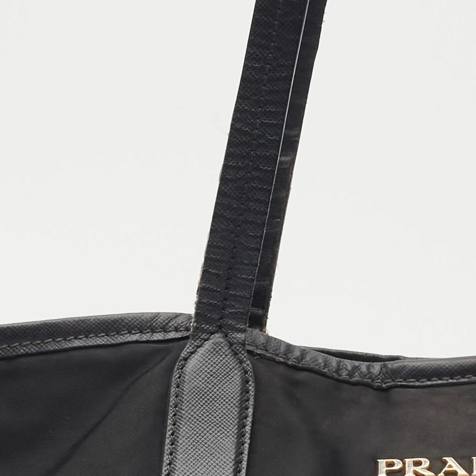 Women's or Men's Prada Tesuto Nylon Black Tote Bag For Sale