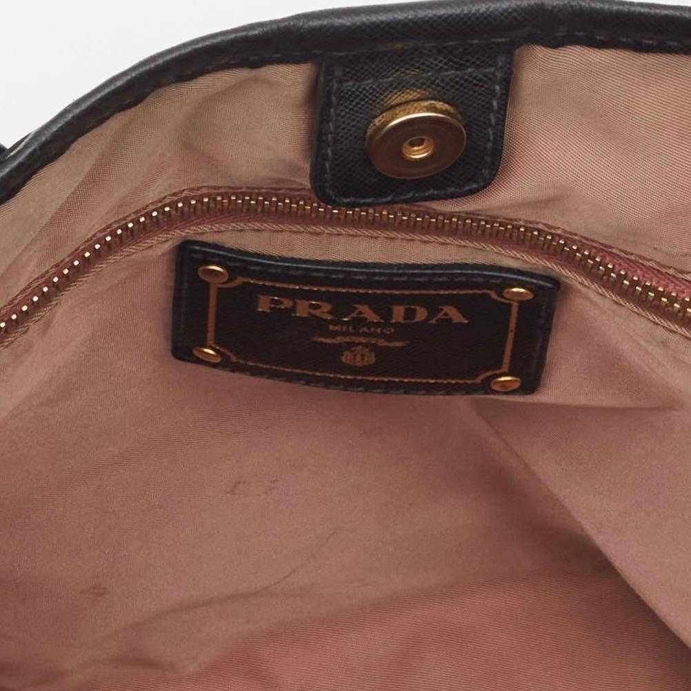 Prada Tesuto Nylon Black Tote Bag For Sale 3