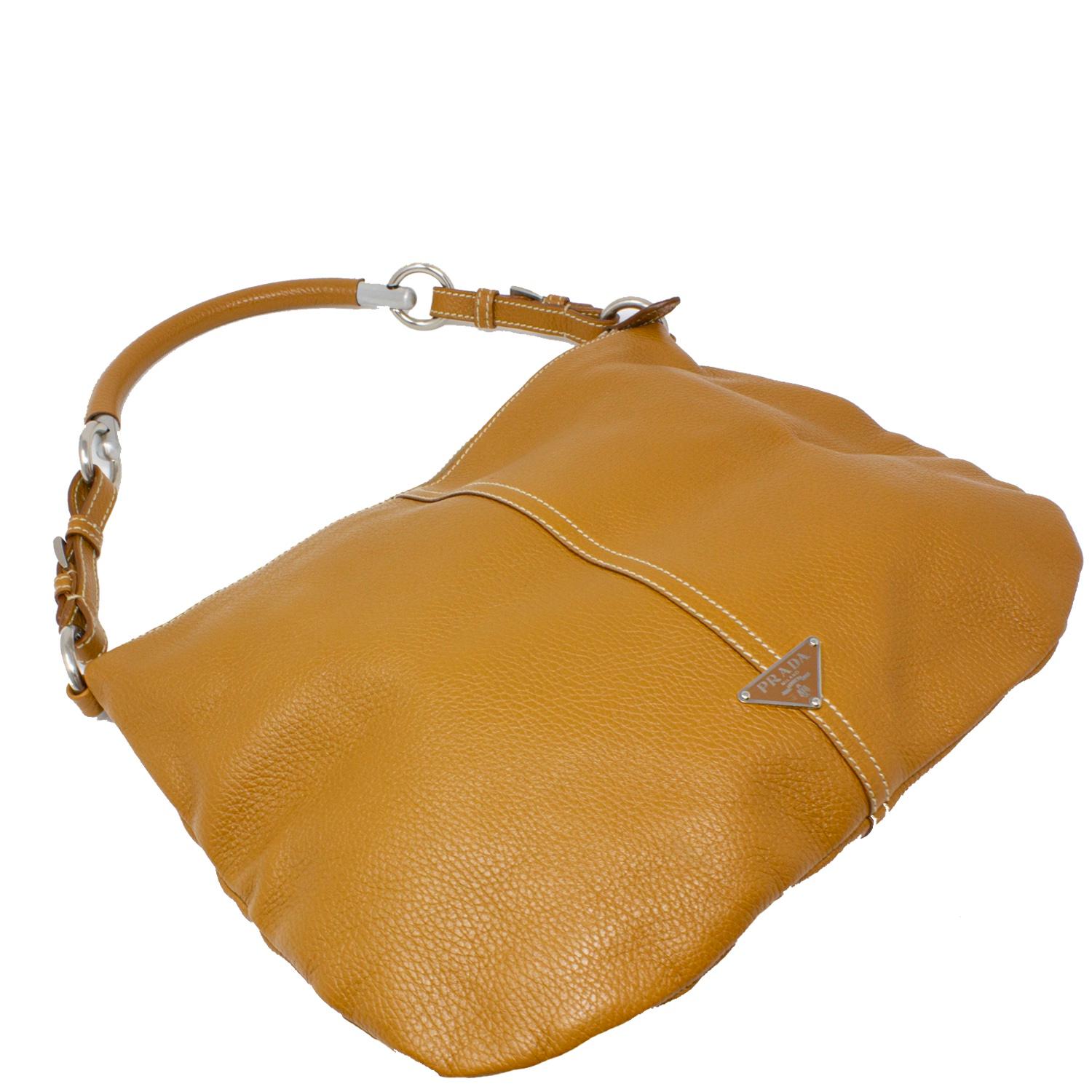 Women's or Men's Prada Tobacco Vitello Daino Hobo