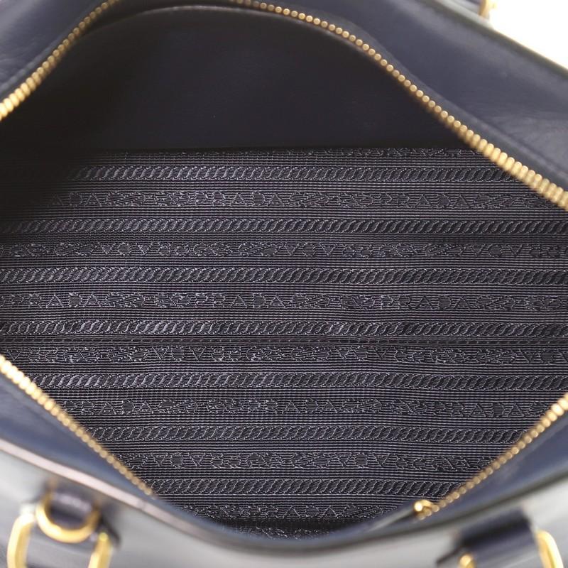 Prada Top Handle Satchel Glace Calf Small In Good Condition In NY, NY