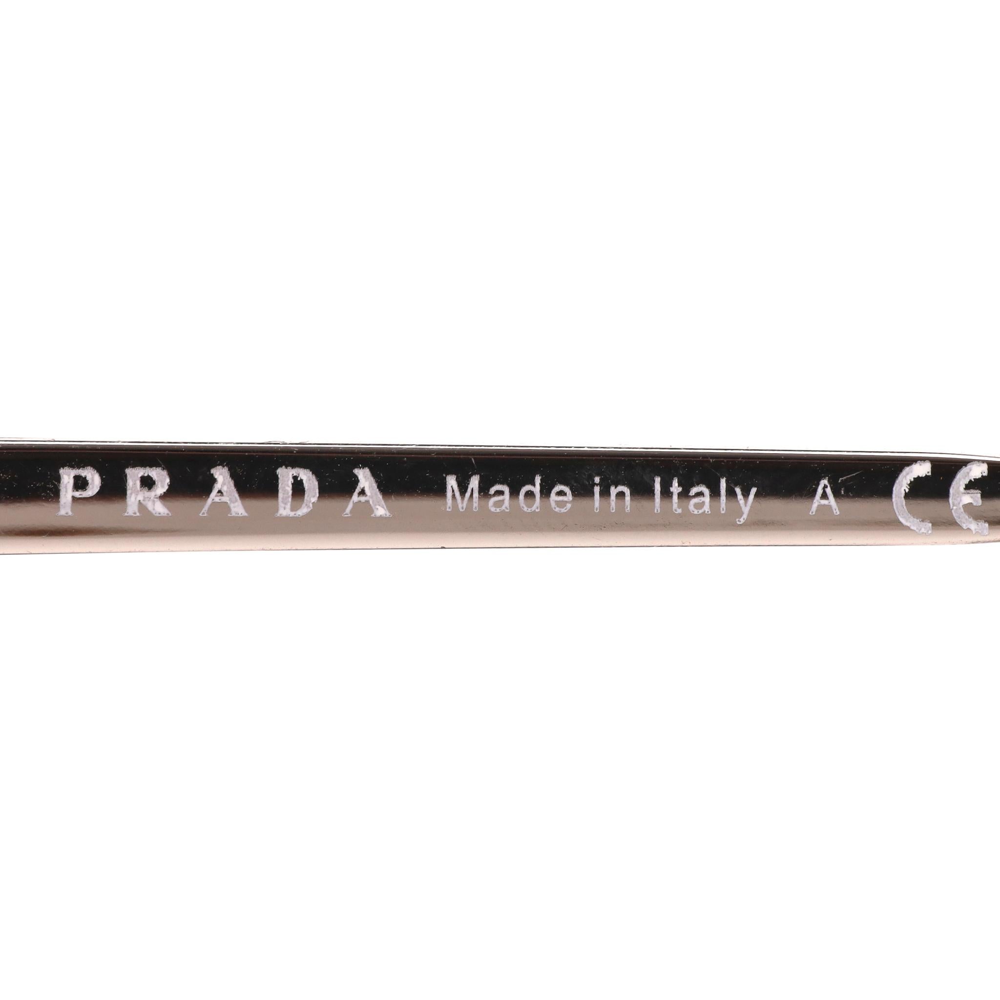 Prada Tortoiseshell Round Sunglasses For Sale 4