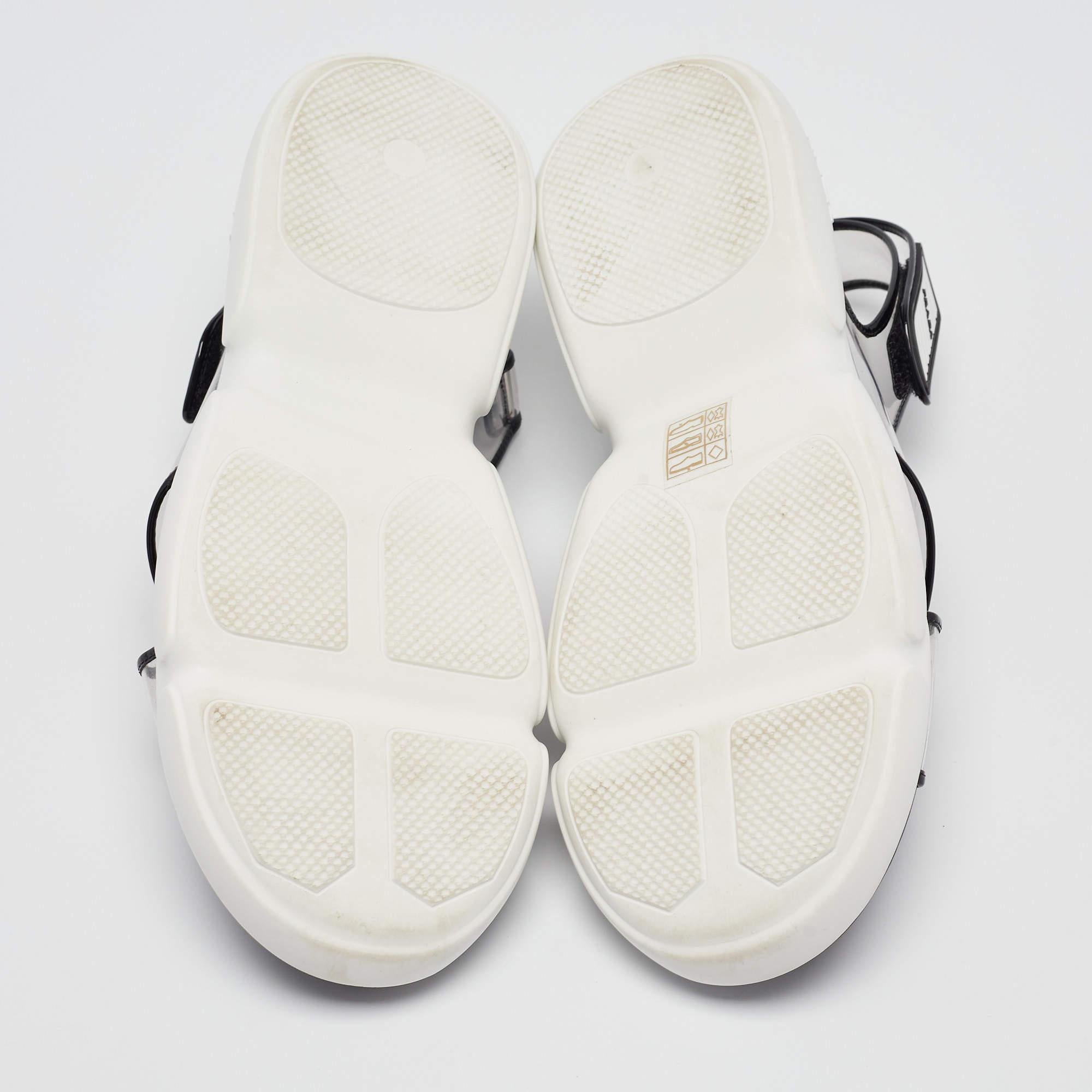 Prada Transparent PVC Cloudbust Slingback Sandals Size 39 1