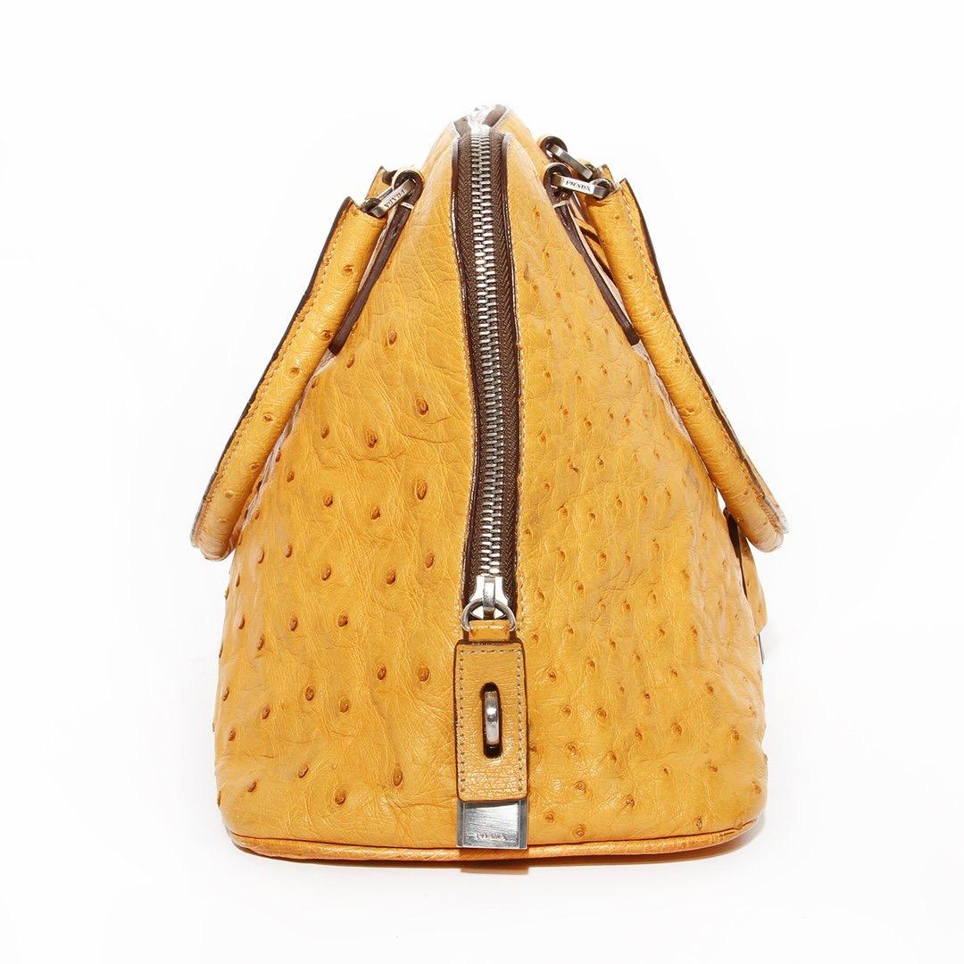 prada ostrich bag
