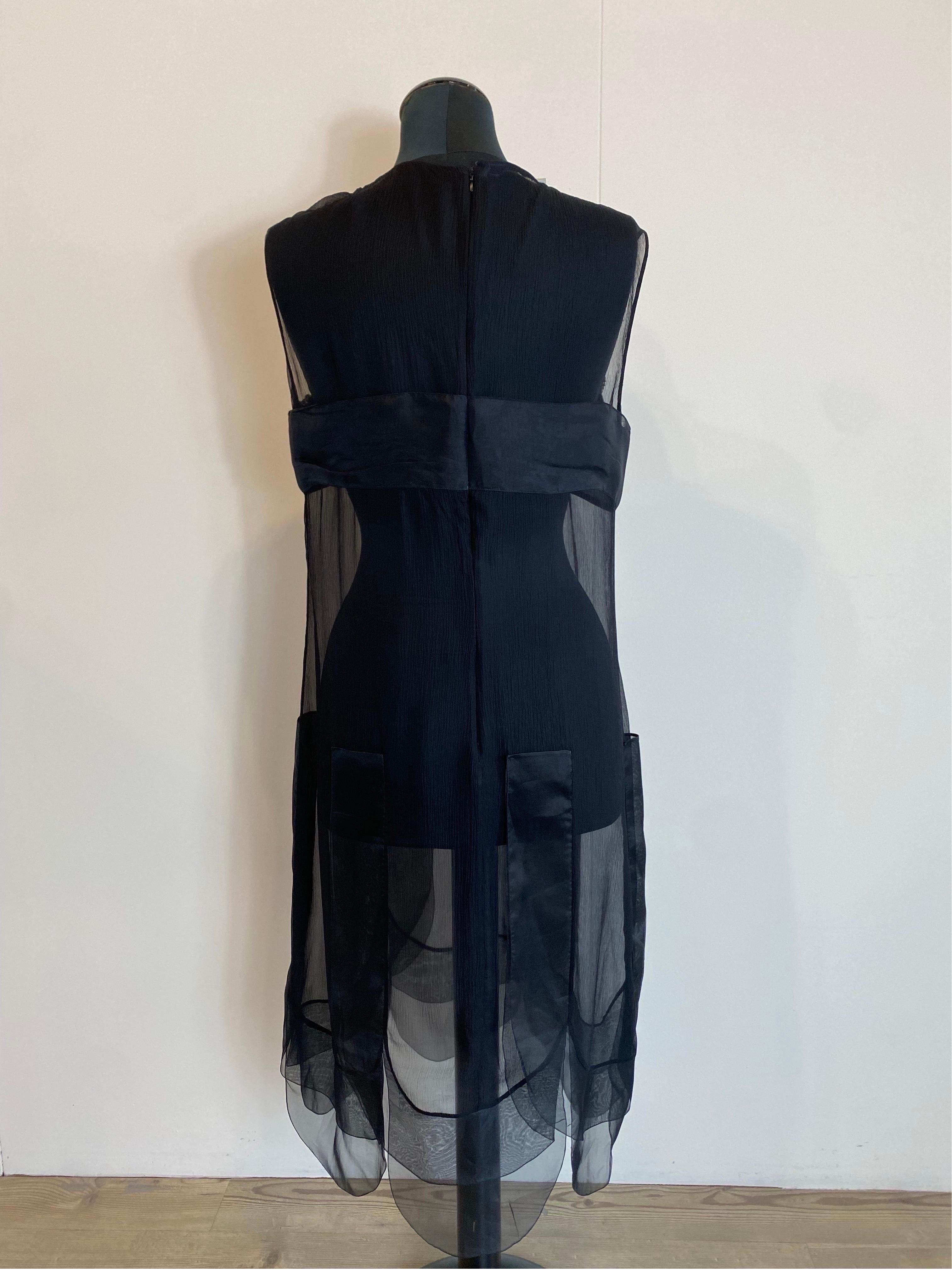 Women's or Men's Prada trasparent silk dress For Sale