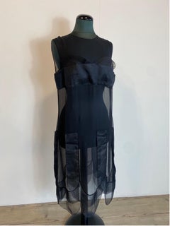 Prada trasparent silk dress